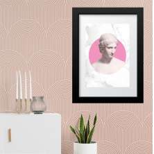 Quadro Extensão Cílios Estátua - 60x48cm