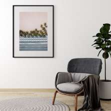 Quadro Fotografia Calçada de Copacabana - 60x48cm