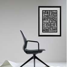 Quadro Gírias De São Paulo - 60x48cm