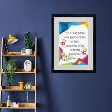 Quadro Grandes Feitos - 60x48cm
