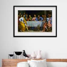 Quadro Horizontal Santa Ceia - 60x48cm