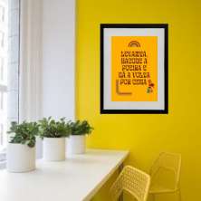 Quadro Levanta Sacode A Poeira - 60x48cm