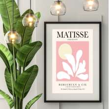 Quadro Matisse Paleta Rosa - 60x48cm