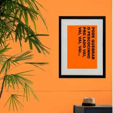 Quadro Pagode Frase - 60x48cm