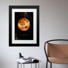 Quadro Planeta Vênus - 60x48cm