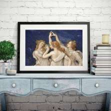 Quadro Renascentista - As Três Graças - 60x48cm