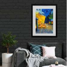 Quadro Van Gogh Terrace At Night - 60x48cm