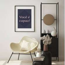 Quadro Você é Capaz - 60x48cm