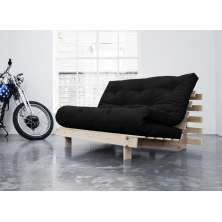 Sofa Cama Casal Futon Tokio Com Madeira Maciça Nobre