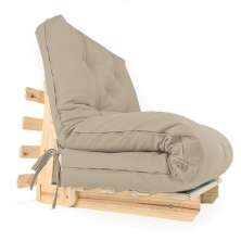 Sofa Cama Solteiro Futon Dobrável Fendi Acquablock