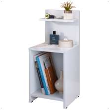 Mesa Cabeceira Fantasy Nicho Porta Objetos Prateleira Organizadora Mesinha Lateral Decoração Quarto Branco - Lojas RPM