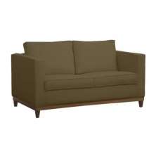 Sofá 2 Lugares Aspen Suede Marrom