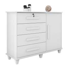 Cômoda Grécia Branco - RV Móveis