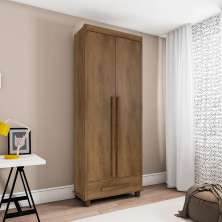 Guarda Roupa com 2 Portas Trento Cinamomo