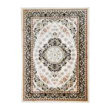 Tapete Kerman Retangular Veludo 60x120 cm Creme