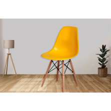 Cadeira Charles Eames Eiffel - Amarelo