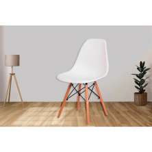 Cadeira Charles Eames Eiffel - Branco