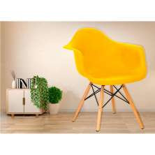 Cadeira Eiffel com Braço - Amarelo