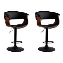 Conjunto com 2 Banquetas Betim Preto