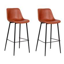 Conjunto com 2 Banquetas Gênova Marrom