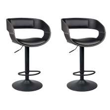 Conjunto com 2 Banquetas Londrina Preto