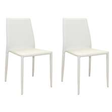 Conjunto com 2 Cadeiras Amanda I Branco