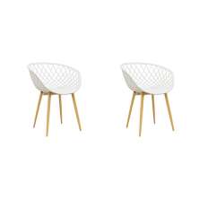 Conjunto com 2 Cadeiras Clarice Branco