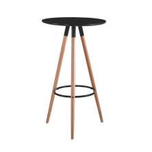 Mesa Bistrô Redonda Alecrim Preta