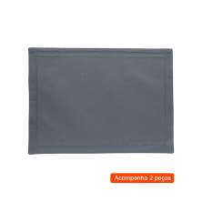Jogo Americano  Servivit Cinza 45x33 cm