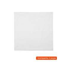 Kit Guardanapos com 2 Peças Amanda Branco 42x40 cm