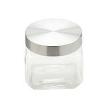 Porta Mantimento Ollam Prateado 800 ml