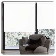 Cortina Persiana Rolô Blackout Branca 1,75 larg x 2,70 alt - Rollflex - Poliéster e PVC - Cortina Blackout Branco