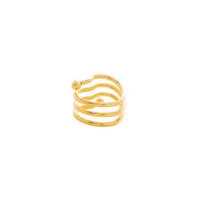 Conjunto de Anéis para Guardanapos Form III Dourado