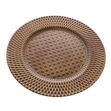 Conjunto de Sousplat Form Castanho 3x33x33 cm