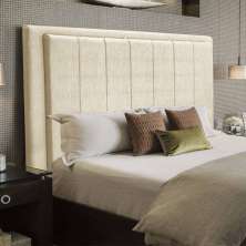 Cabeceira Opala Cama Box Casal 140cm Linho Bege Claro - SSX Multicoisas