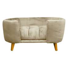 Cama Pet Poltrona Hannah Luxo Suede Capuccino - SSX Multicoisas
