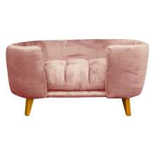 Cama Pet Poltrona Hannah Luxo Suede Rose - SSX Multicoisas