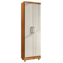 Armário Lavanderia Multiuso Anna 2 Portas Cedro Areia - Saga Decor