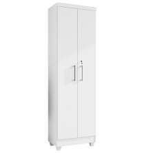 Armário Lavanderia Multiuso Isabela 2 Portas Branco - Saga Decor