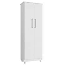 Armário Lavanderia Multiuso Nina 2 Portas Branco - Saga Decor