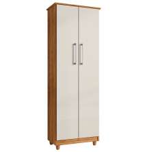Armário Lavanderia Multiuso Nina 2 Portas Cedro Areia - Saga Decor