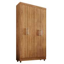 Armário Lavanderia Multiuso Samanta 4 Portas Cedro - Saga Decor