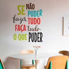 Adesivo de Parede para Cozinha Faça Colorido