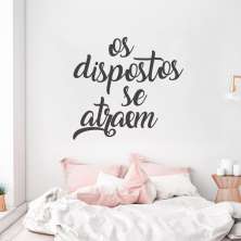 Adesivo de Parede para Quarto Dispostos Preto