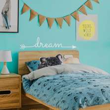 Adesivo de Parede para Quarto Dream Arrow Branco 90 cm