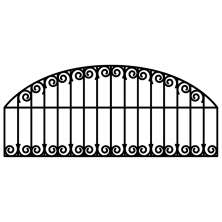 Adesivo de Parede para Quarto Grade Preto 105 cm