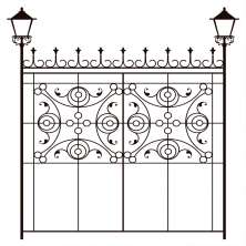 Adesivo de Parede para Quarto Luminária Preto 160 cm