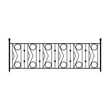 Adesivo de Parede para Quarto Old Gate Preto 160 cm