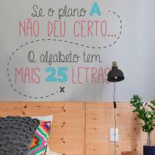 Adesivo de Parede para Quarto Plano A Colorido