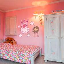 Adesivo de Parede para Quarto Princesa Colorido
